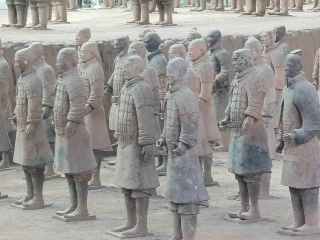 Esercito di terracotta alcuni soldati