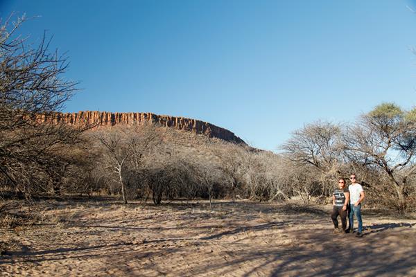 Tramonto sul Waterberg Plateau